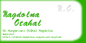 magdolna otahal business card